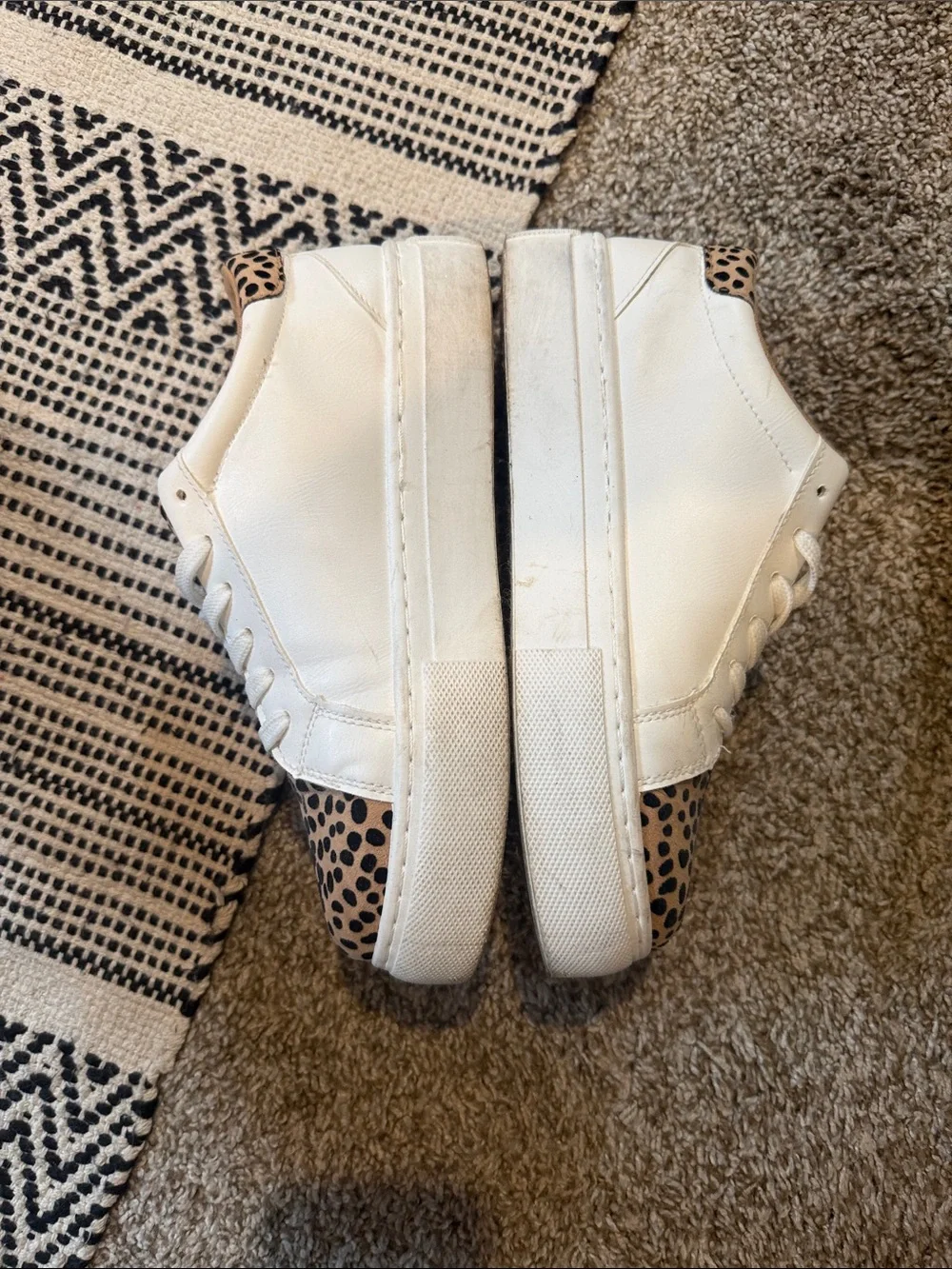 Animal print sneakers